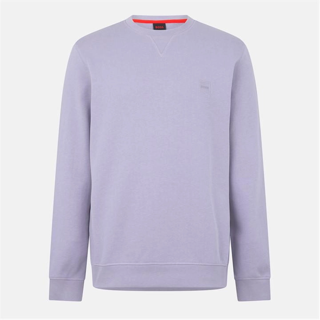 Hugo Boss Men's Westart Crew-Neck Sweatshirt - Purple